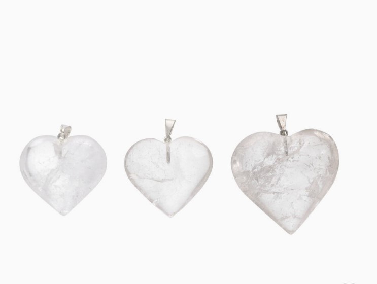 Colgante de corazón de cuarzo - Imagen 2